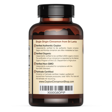 Load image into Gallery viewer, Organic Ceylon Cinnamon Capsules