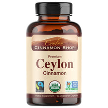 Load image into Gallery viewer, WS Organic Ceylon Cinnamon Capsules