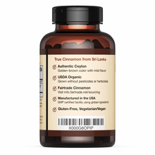 Load image into Gallery viewer, Organic Ceylon Cinnamon Capsules